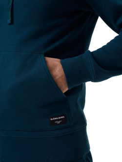 Мужская теннисная кофта Björn Borg Centre Hoodie - reflecting pond