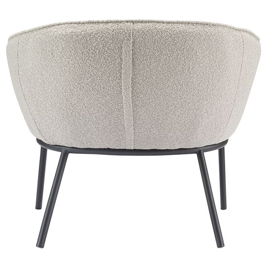 Лаунж-кресло paal, букле, серое