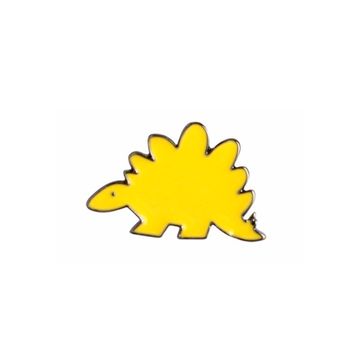 Значок металлический на одежду/Пин. Dino Yellow