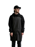 REBEL BARBER Matte Black - Полиуретановый парикмахерский фартук