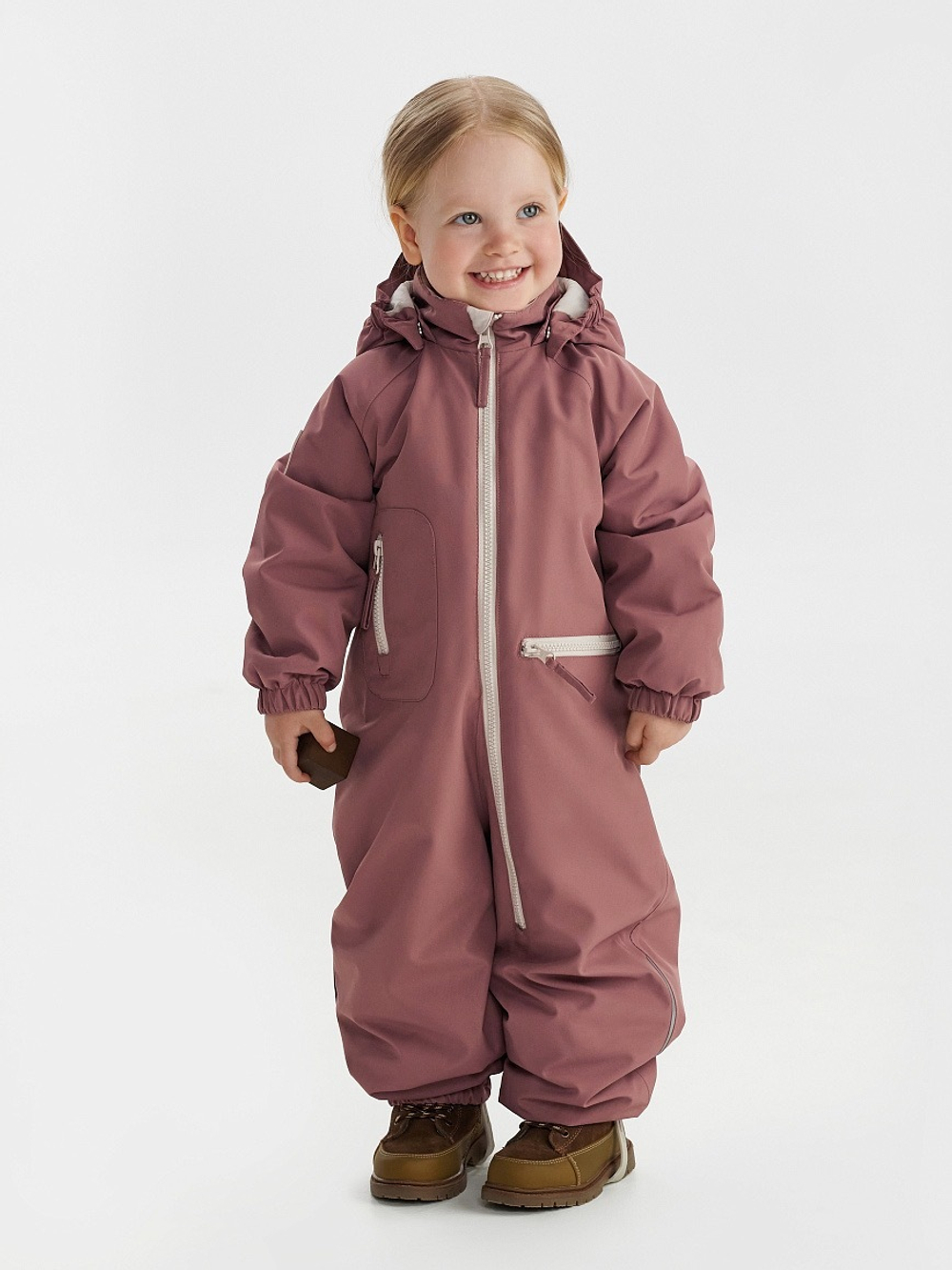Демисезонный комбинезон Leokid Ulli Pink Clay