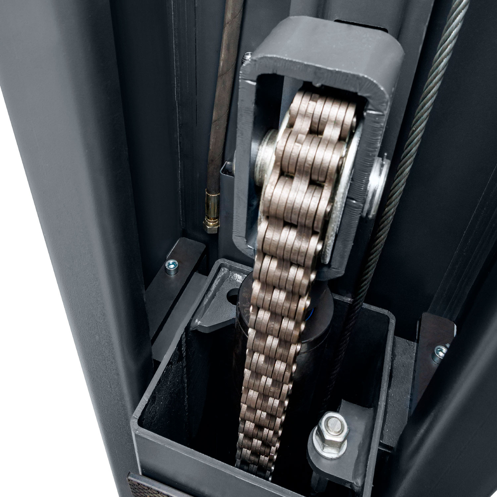 Автоподъемник двухстоечный ROSSVIK V2-5.5L г/п 5.5т, 380В, с верхней синхронизацией. Серый RAL7016