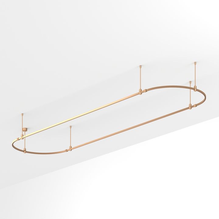 Основание ART-APRIORI-OVAL-ROD-400-4000x1000 (GD) Arlight 054529