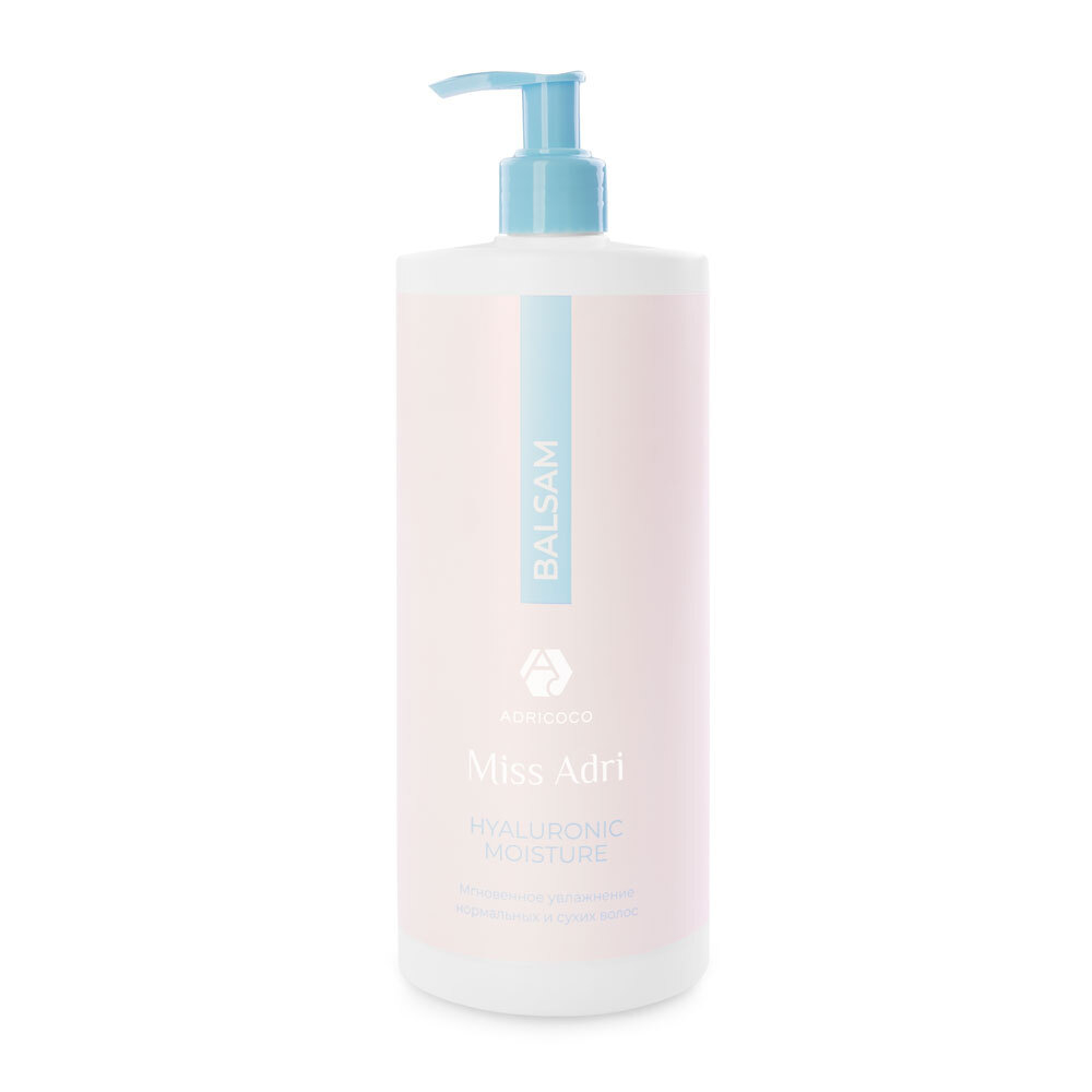 ADRICOCO Увлажняющий бальзам Hyaluronic moisture 1000 мл.