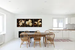 Модульная картина "Цветы белые лилии"