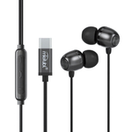 Гарнитура Mietubl MTB-HPTIE01, вакуумные, разъем Type-C, кабель 1.2 м Black