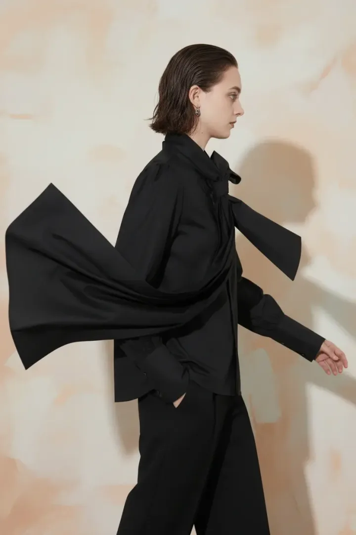 Рубашка с объемным бантом «NOVA»