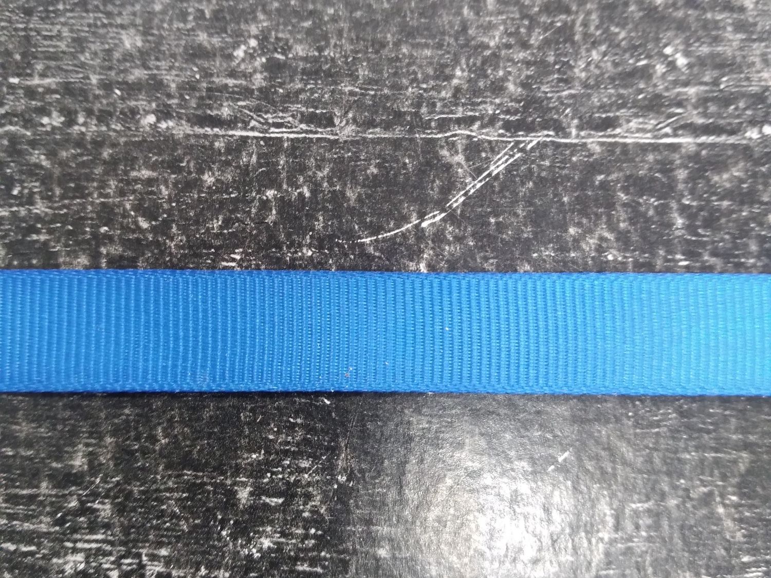 Репсовая лента синяя 1,3см (1м)