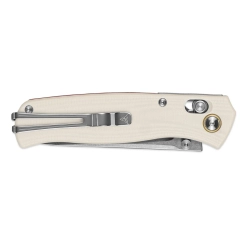 Нож складной SRM 255L-GT2 Medal Stonewash (10Cr15CoMoV, Ivory G10)