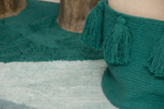 Корзина Lorena Canals Tassels Emerald (30 x Ø45 см)