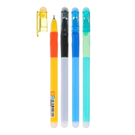 Ручка гелевая, пиши-стирай, Basir, синие чернила, цветной корпус, 12 шт