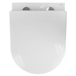 Унитаз подвесной Azario Teramo 515х355х365 безободковый, скрытое крепление, смыв "Торнадо", в комплекте с сидением микролифт (AZ-0053-UQ3)