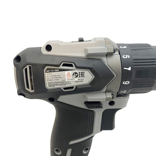 Дрель аккумуляторная Интерскол ДА-13/18 BK АПИ кейс 1,5Ач