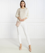 Хлопковый свитер Liu Jo - кремовый(CA4115 MA63O)