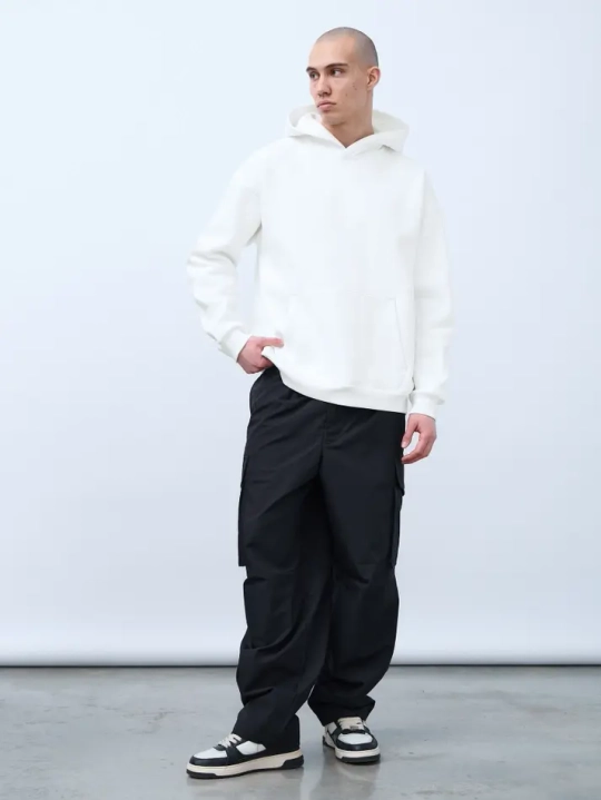 Худи оверсайз с начесом (молочный) 360 г