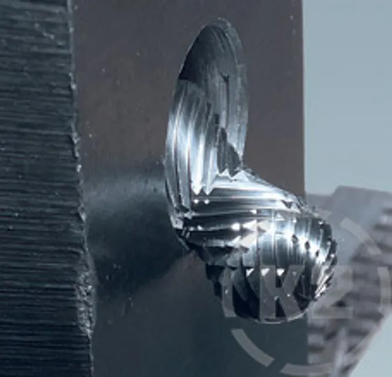 Комбинированная борфреза Karnasch Curve + Цилиндр со сферическим концом с торцовыми зубьями