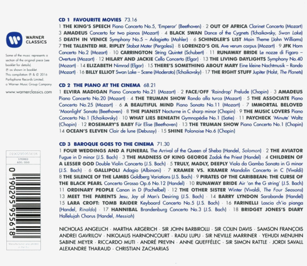 Сборник / 50 Best Film Classics (3CD)