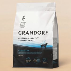 Сухой диетический корм Grandorf Veterinary Diet Dog Dermatosis для собак с заболеваниями кожи