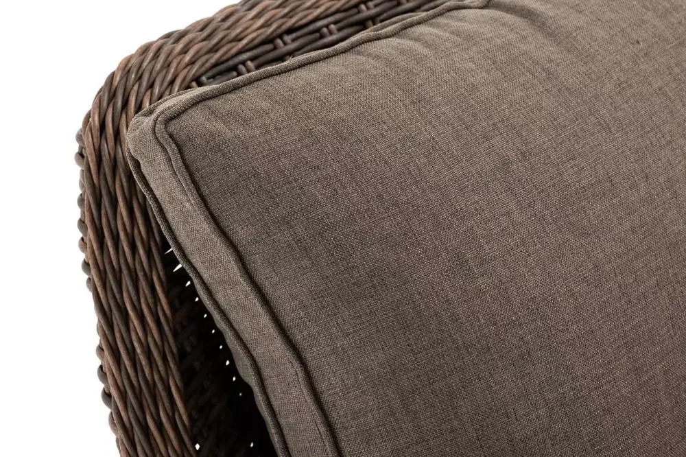 "Прованс" диван из искусственного ротанга трехместный, цвет коричневый