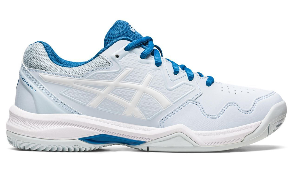 Женские Кроссовки теннисные Asics Gel-Dedicate 7 Clay - sky/white