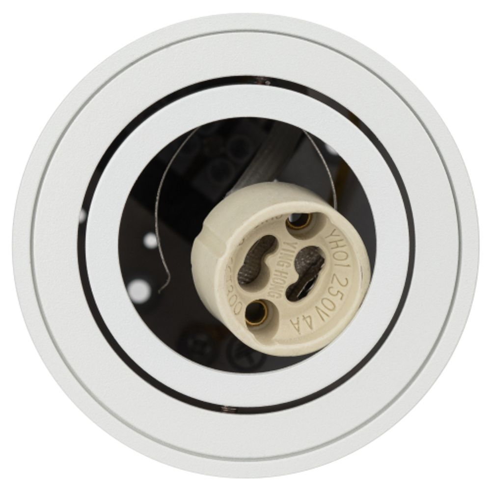 Светильник настенно-потолочный спот ЭРА OL21 WH MR16/GU10, белый, поворотный