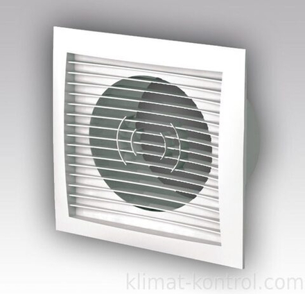 Решетка 170*170 1717РС12,5Ф вентиляционная с фланцем D125 ERA title=