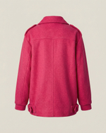 Пальто-косуха в яркой фуксии