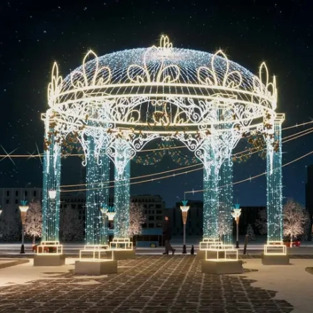 Светодиодная конструкция ротонда "Дворцовая"