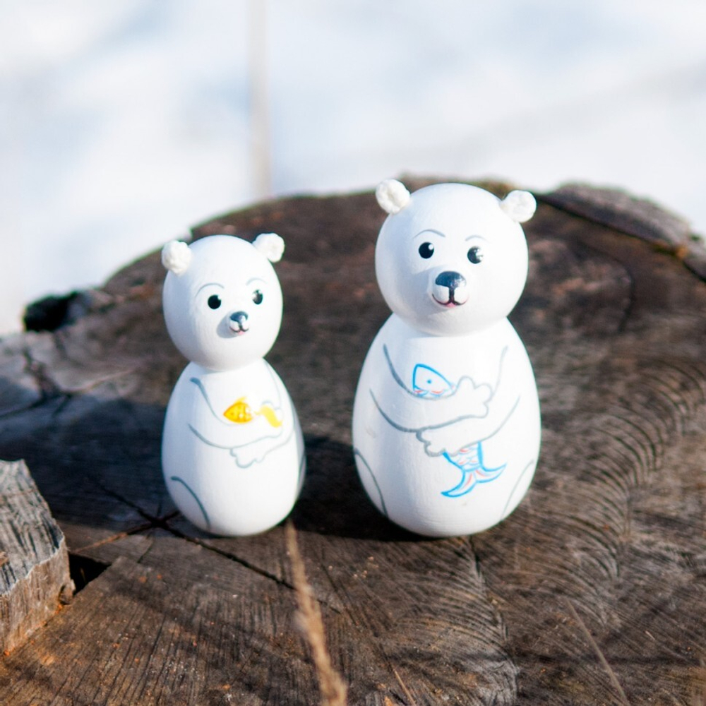Набор пальчиковых игрушек Умка и белая медведица
