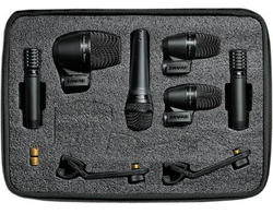SHURE PGADRUMKIT6 набор микрофонов для ударных, включает 1 PGA52, 2 PGA56s, 1 PGA 57 и 2 PGA81s