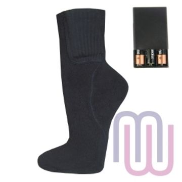 Носки с подогревом RedLaika RL-N-03 (AA) на батарейках, черные