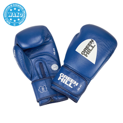 BGS-1213w Кикбоксерские перчатки Super Star WAKO Approved синие