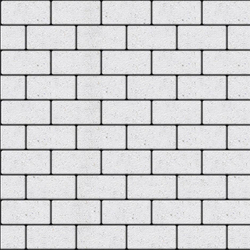 Тротуарная плитка ПРЯМОУГОЛЬНИК 200x100 мм - Стоунмикс Белый