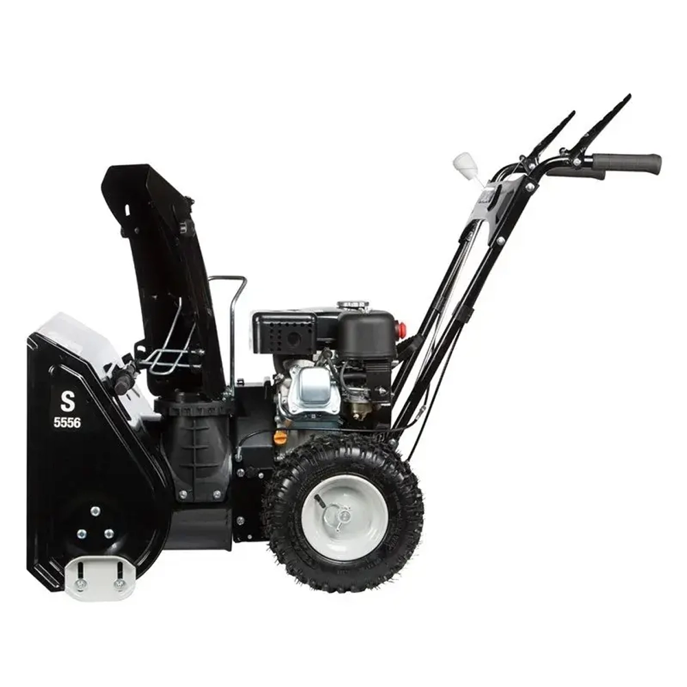 Hyundai S 5556 снегоуборщик бензиновый 5.5 л.с. ковш 56 см, выброс 11 м, 4 вперед/1 назад