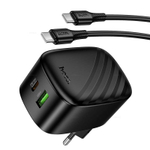 Складное зарядное устройство на Type-C Hoco CS102A PD30W+QC3.0 (black)
