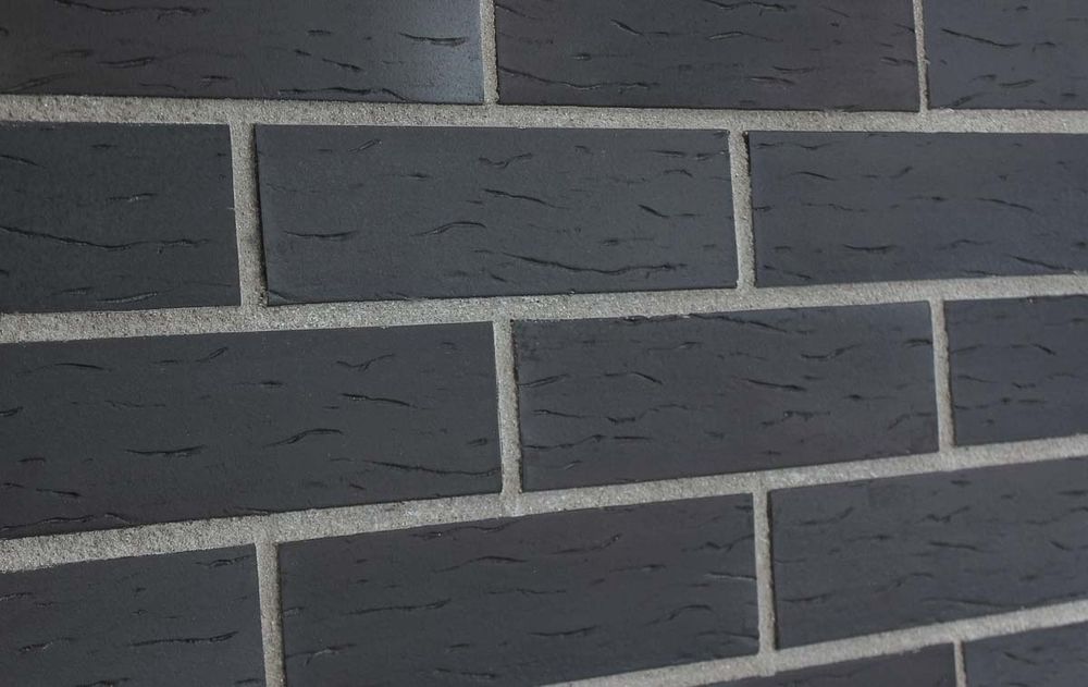 Terramatic, Koro Black AB 7203, NF/240x71x14 - Клинкерная плитка для фасада и внутренней отделки