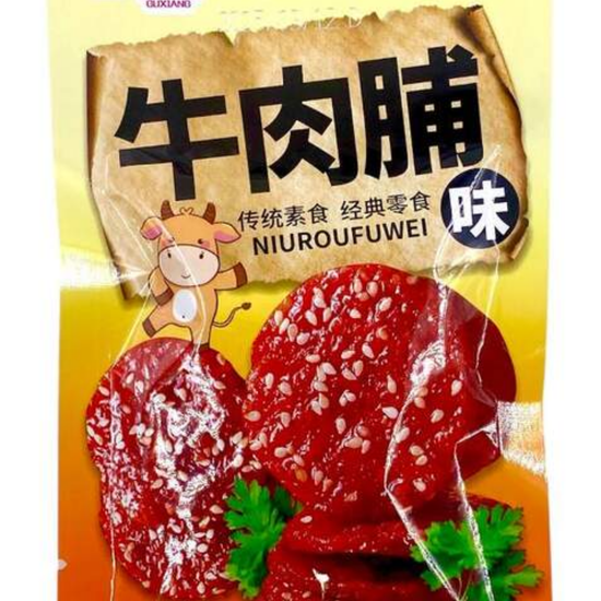 Мясо соевое NIUROUFUWEL со вкусом вяленой говядины, 23 гр (Китай)