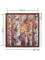 Картина на стену интерьерная на холсте 42*42 см