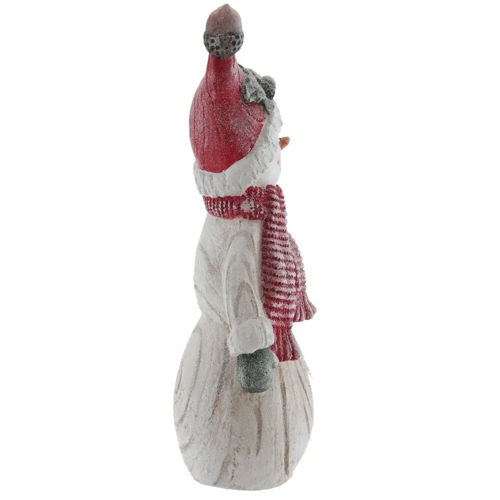 Фигурка декоративная "Снеговик" с подсветкой (АААх3, н/п), L24 W15 H53 см, 2в.