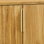 Тумба под телевизор, 150х40х55, Rosenburg, напольная, с ящиком, из массива дуба, MAKOSA