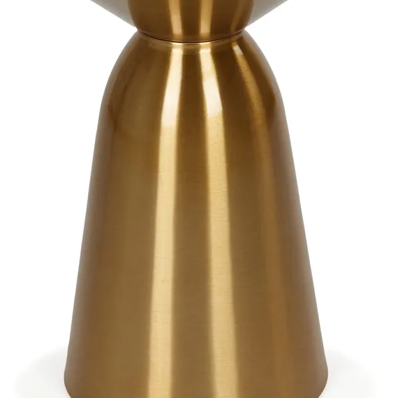 Кофейный стол Ennoxia Ø49х50 см, золотистый металл