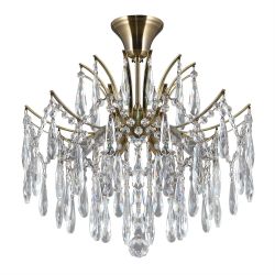 Citilux Селена CL302163 Люстра хрустальная Бронза