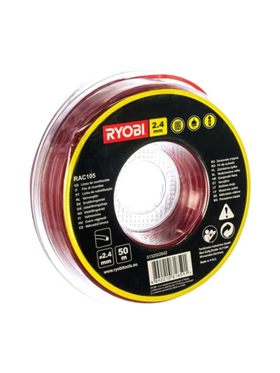 Леска для триммеров (2,4 мм; 50 м; круг) Ryobi RAC105 5132002642