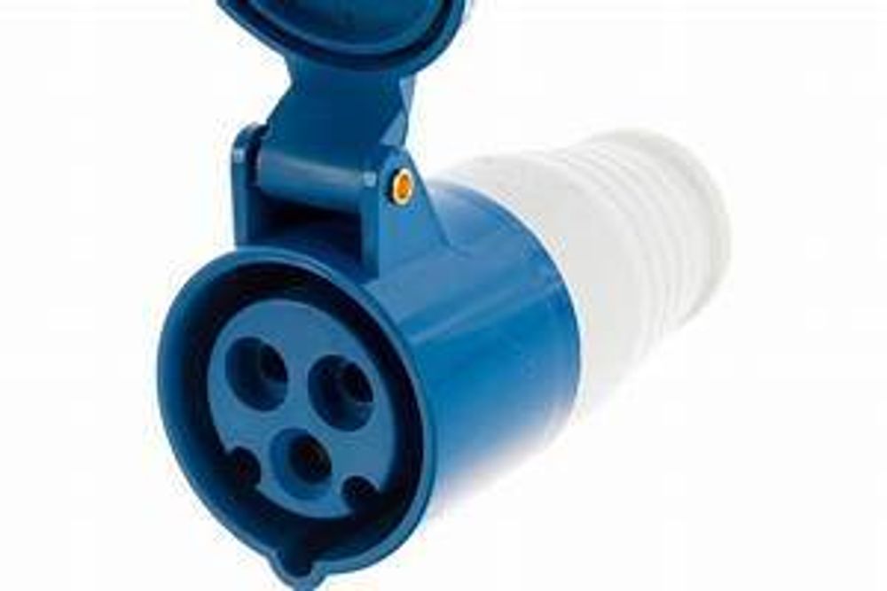Розетка силовая CEE (разъем) переносная 16А 220В IP44  ps-213-16-220 EKF