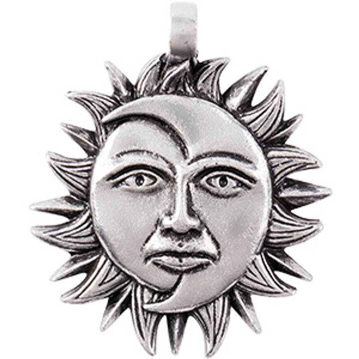 Амулет (Totem) № 18 Солнце и луна, английское олово