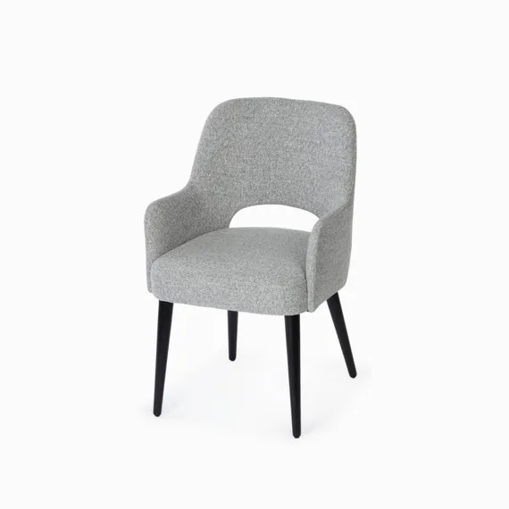 Стул Onsen 2, серый, черные ножки