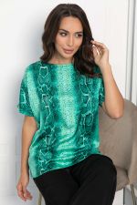 Блуза Морган (зеленая) Б14032-16М LT Collection