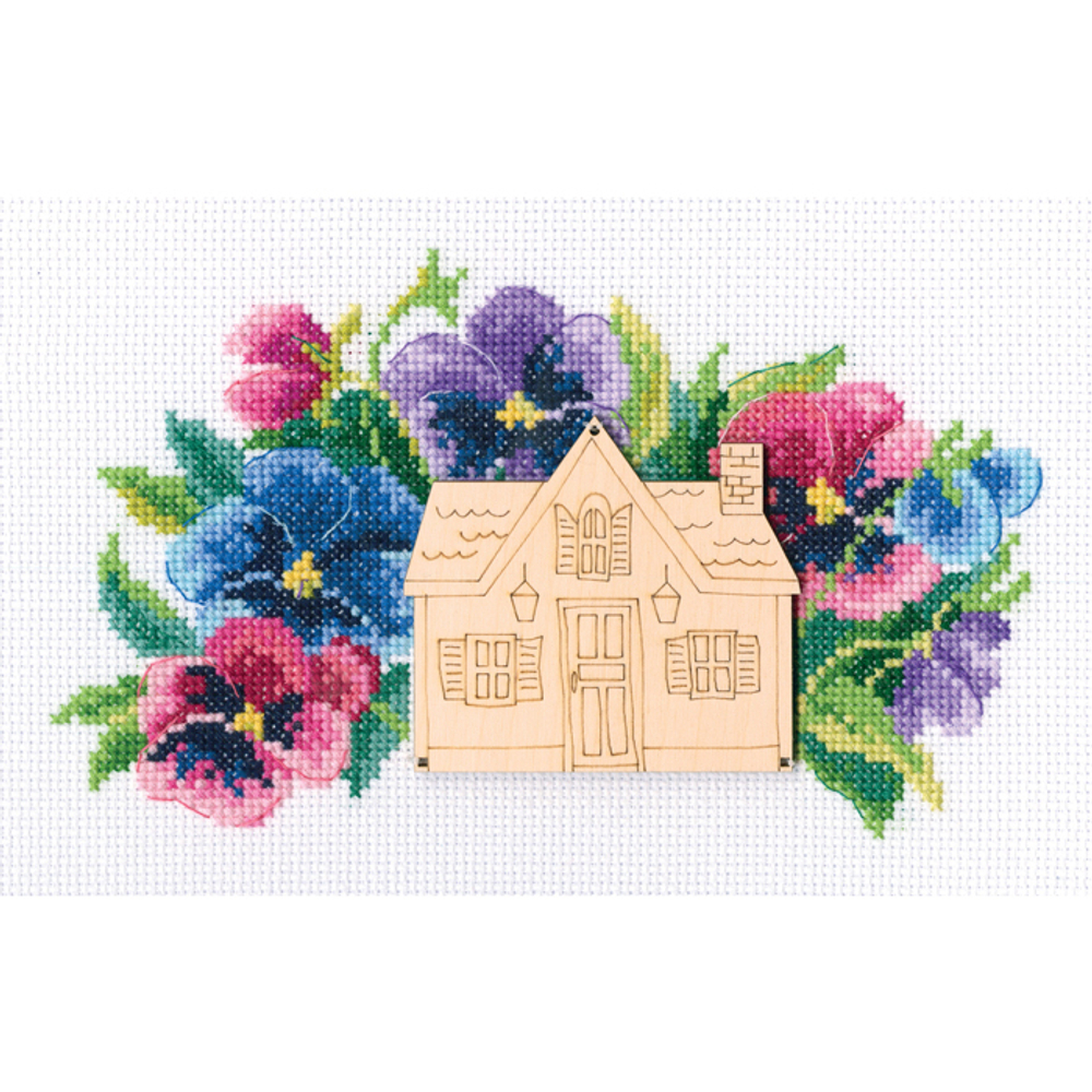 "Улица цветов"-MBE9002  вышивка