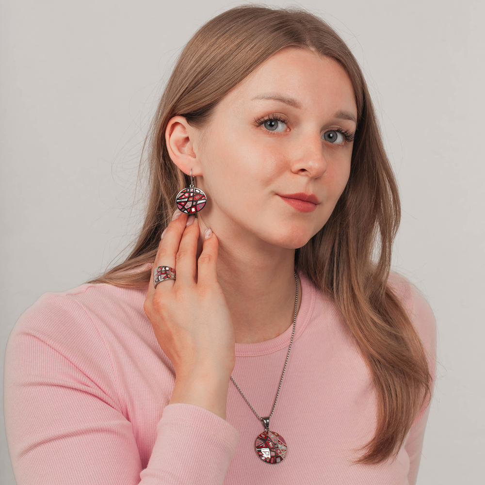 Серьги Fiore Luna AE00230-15 R/S