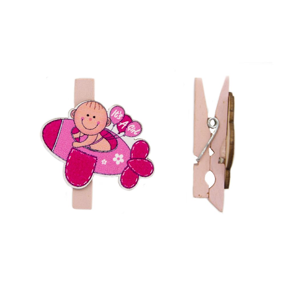 Прищепки декоративные (набор) "Baby", 6 шт, 30